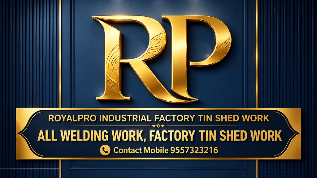 Royalpro Industrial Factory Tin Shed Work & Complete Interior Solution